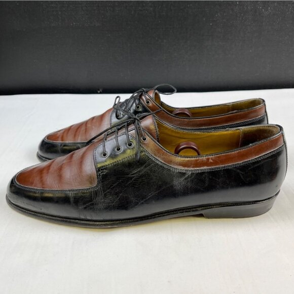 Bragano By Cole Haan Men's Brown/Blk Shoes/Oxfords Sz 10M SKU 4569 - Picture 3 of 7